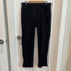 Lululemon Classic Fit Pant-Size 34- Color Black- Inseam 32. Excellent Condition